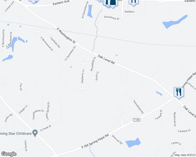 map of restaurants, bars, coffee shops, grocery stores, and more near 711 Scott Court in Nashville
