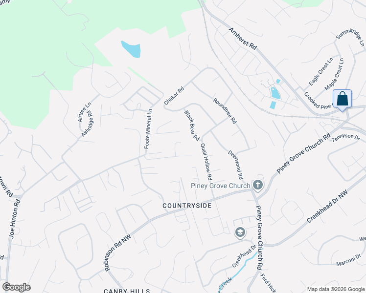 map of restaurants, bars, coffee shops, grocery stores, and more near 2309 Black Bear Road in Knoxville