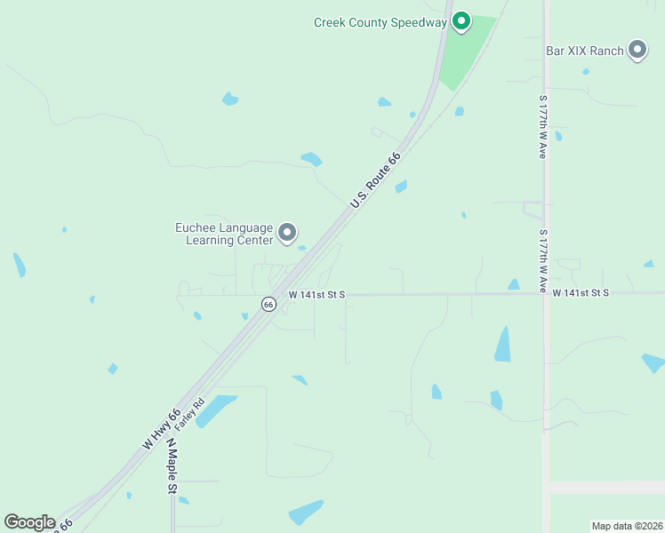 map of restaurants, bars, coffee shops, grocery stores, and more near 18781 W 141st Street South in Kellyville