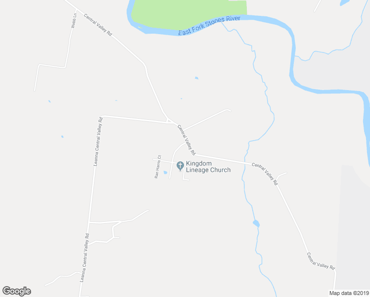 map of restaurants, bars, coffee shops, grocery stores, and more near 3257 Central Valley Road in Murfreesboro