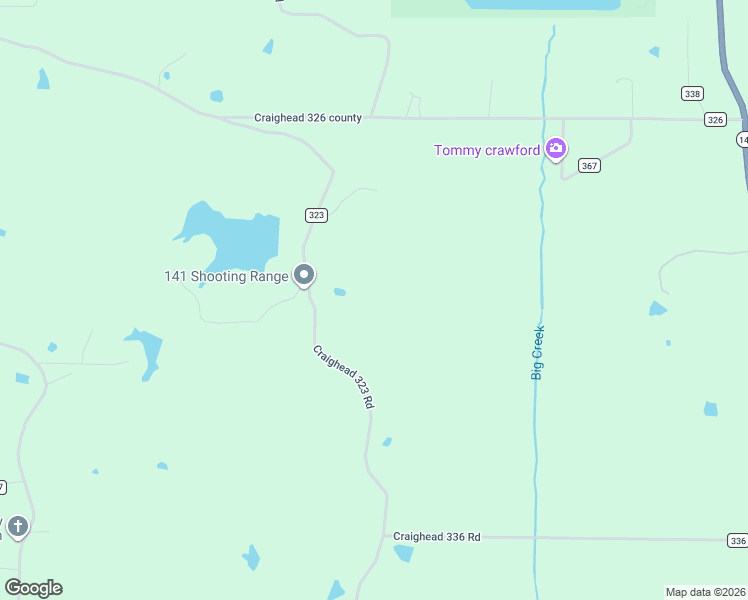 map of restaurants, bars, coffee shops, grocery stores, and more near 2766 County Road 323 in Jonesboro