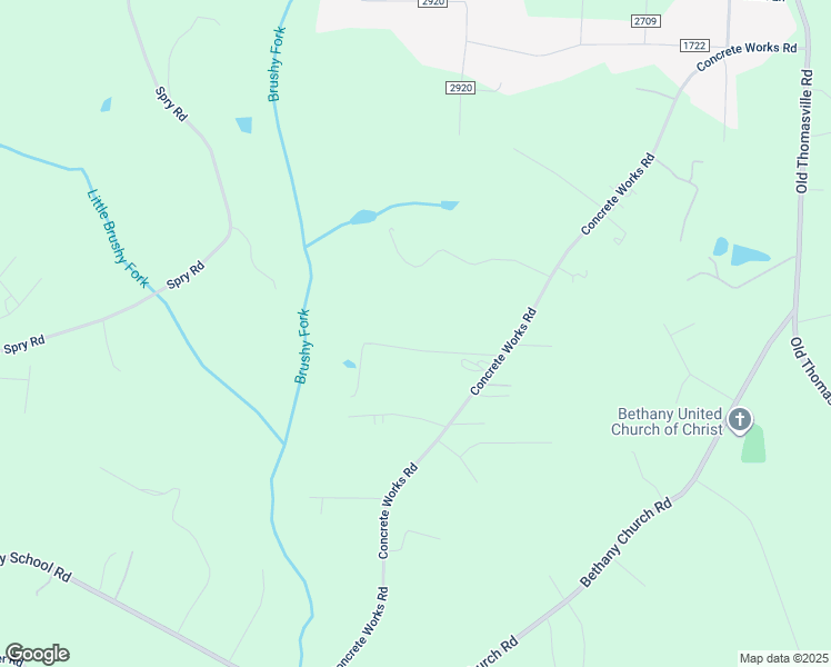 map of restaurants, bars, coffee shops, grocery stores, and more near 296 Bermen Drive in Winston-Salem