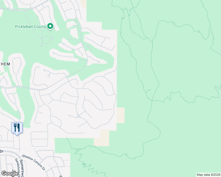 map of restaurants, bars, coffee shops, grocery stores, and more near 39 Kittansett Loop in Henderson