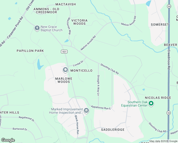 map of restaurants, bars, coffee shops, grocery stores, and more near 6401 Olivula Terrace in Raleigh