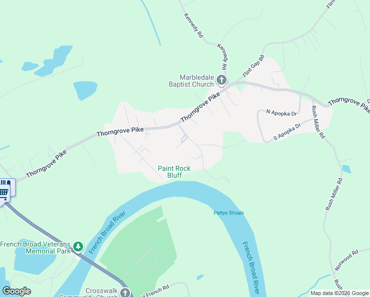 map of restaurants, bars, coffee shops, grocery stores, and more near 2917 Sinking Springs Road in Knoxville