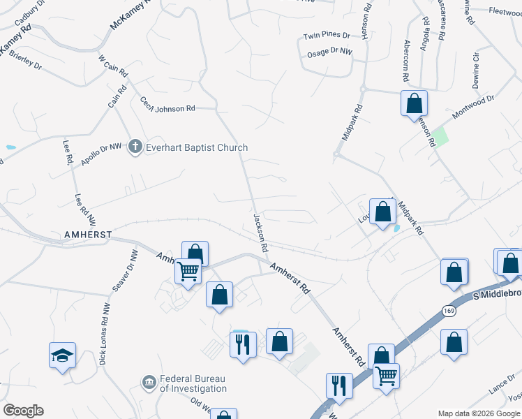 map of restaurants, bars, coffee shops, grocery stores, and more near 5828 Windtree Lane in Knoxville