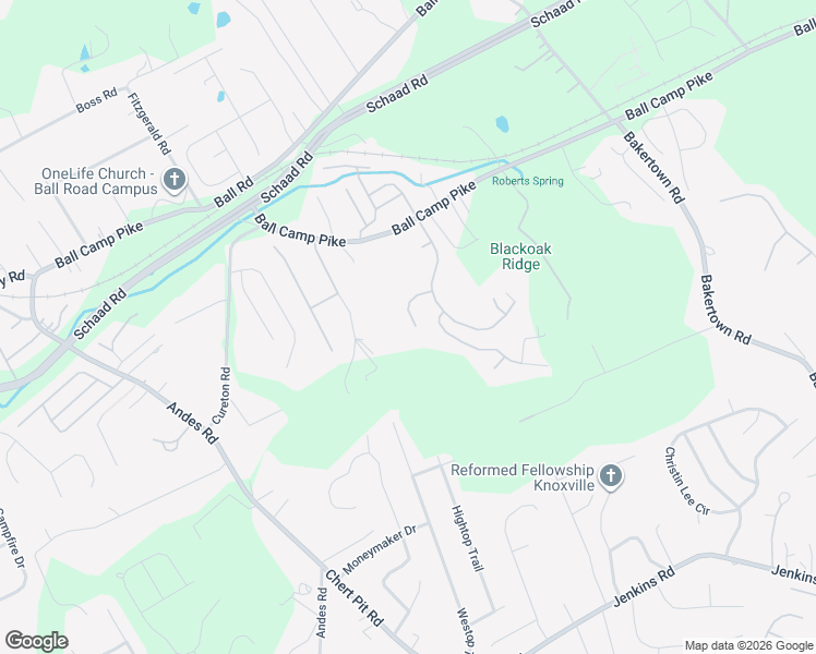 map of restaurants, bars, coffee shops, grocery stores, and more near 8118 Laurel Falls Lane in Knoxville