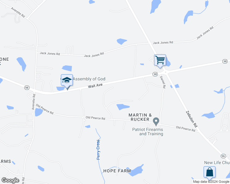map of restaurants, bars, coffee shops, grocery stores, and more near 6628 Prescott Shore Drive in Wake Forest