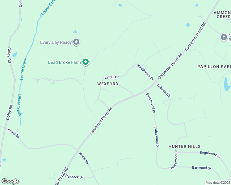 map of restaurants, bars, coffee shops, grocery stores, and more near 7 Glen Garnock Circle in Raleigh