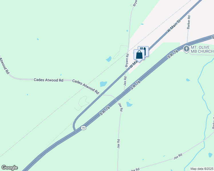 map of restaurants, bars, coffee shops, grocery stores, and more near 277 Atwood Hwy in Atwood