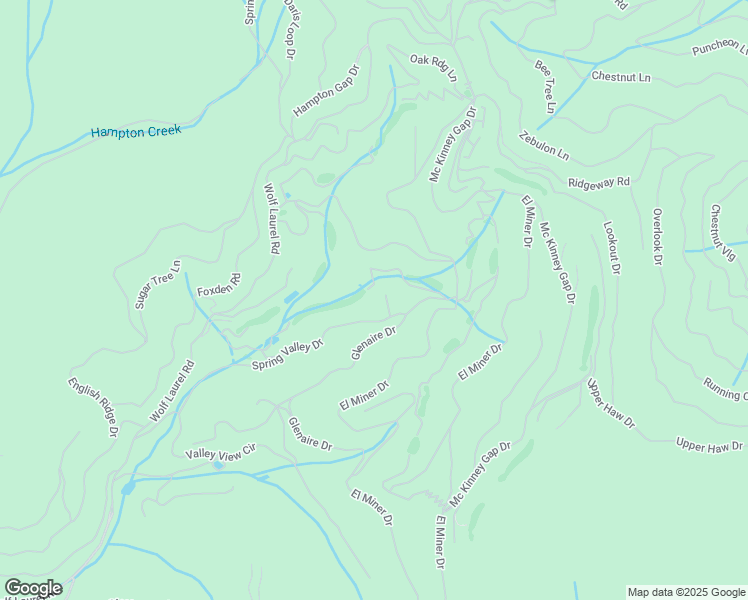 map of restaurants, bars, coffee shops, grocery stores, and more near 59 Hemlock Lane in Mars Hill