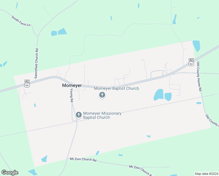 map of restaurants, bars, coffee shops, grocery stores, and more near Momeyer Way in Momeyer