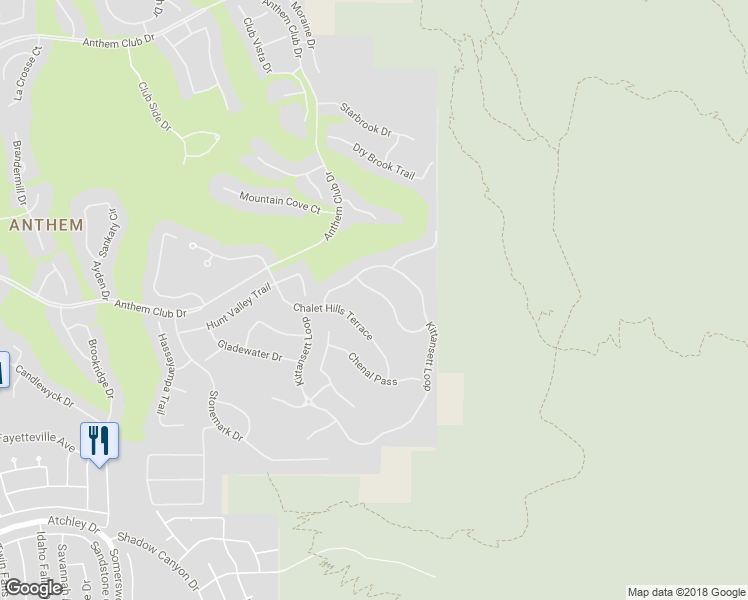 map of restaurants, bars, coffee shops, grocery stores, and more near 9 Summit Walk Trail in Henderson