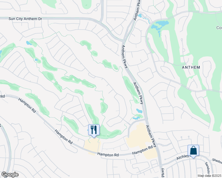 map of restaurants, bars, coffee shops, grocery stores, and more near 2600 Dearport Court in Henderson