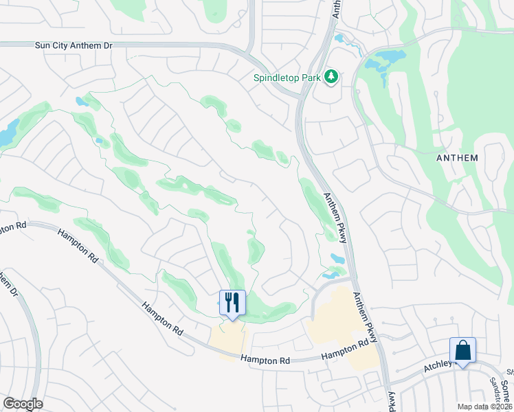 map of restaurants, bars, coffee shops, grocery stores, and more near 2612 Centerville Court in Henderson