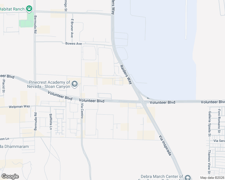 map of restaurants, bars, coffee shops, grocery stores, and more near 3560 Volunteer Boulevard in Henderson