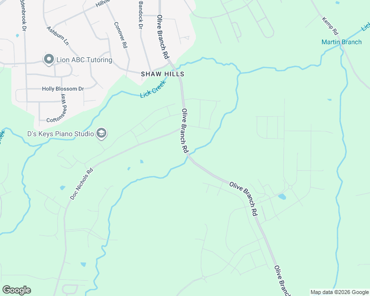 map of restaurants, bars, coffee shops, grocery stores, and more near 689 Doc Nichols Road in Durham