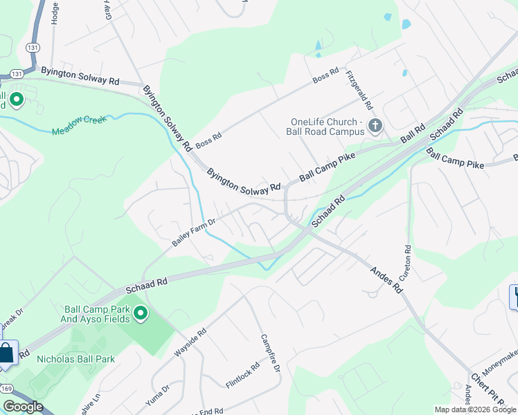 map of restaurants, bars, coffee shops, grocery stores, and more near 8512 Andes Crossing Way in Knoxville