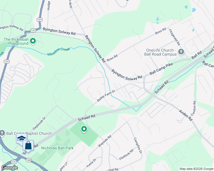 map of restaurants, bars, coffee shops, grocery stores, and more near 2413 Middlebrook Ridge Lane in Knoxville
