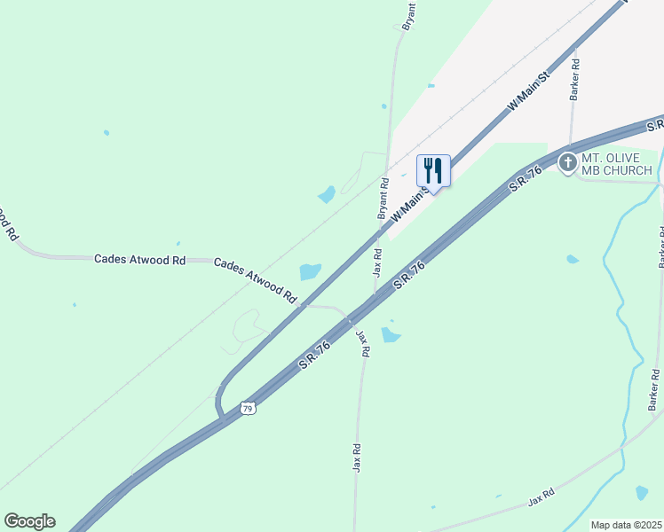 map of restaurants, bars, coffee shops, grocery stores, and more near 277 Atwood Hwy in Atwood