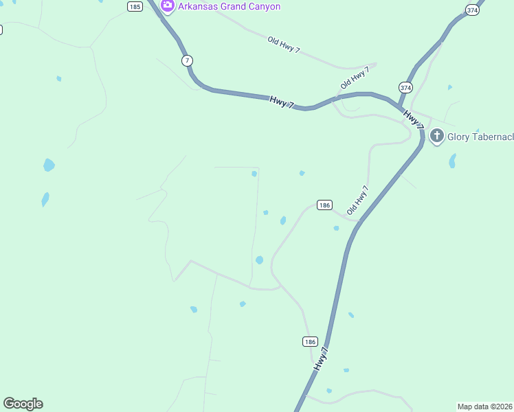 map of restaurants, bars, coffee shops, grocery stores, and more near County Road 186 in Jasper