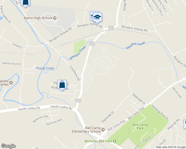 map of restaurants, bars, coffee shops, grocery stores, and more near 2611 Mable Couch Way in Knoxville