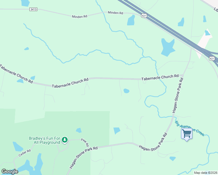 map of restaurants, bars, coffee shops, grocery stores, and more near 2730 Tabernacle Church Road in Pleasant Garden