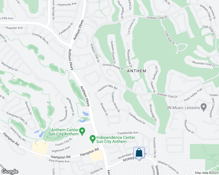 map of restaurants, bars, coffee shops, grocery stores, and more near 25 Holston Hills Road in Henderson