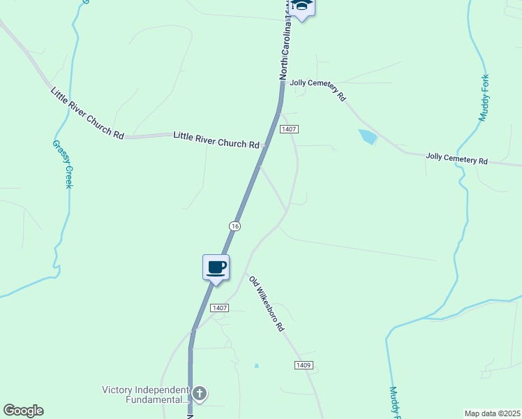 map of restaurants, bars, coffee shops, grocery stores, and more near 2998 North Carolina 16 in Taylorsville