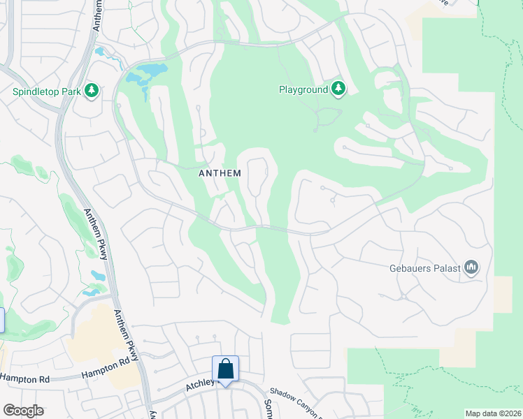 map of restaurants, bars, coffee shops, grocery stores, and more near 4 Ayden Drive in Henderson