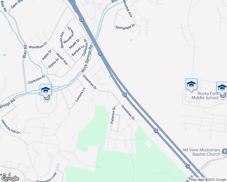 map of restaurants, bars, coffee shops, grocery stores, and more near 2933 Greentree Drive in Smyrna