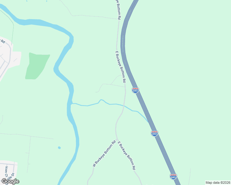 map of restaurants, bars, coffee shops, grocery stores, and more near 7895 West Buckeye Bottom Road in Murfreesboro