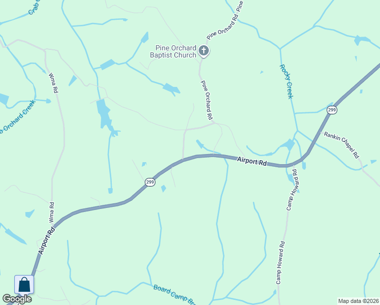 map of restaurants, bars, coffee shops, grocery stores, and more near 2854 Airport Road in Oakdale
