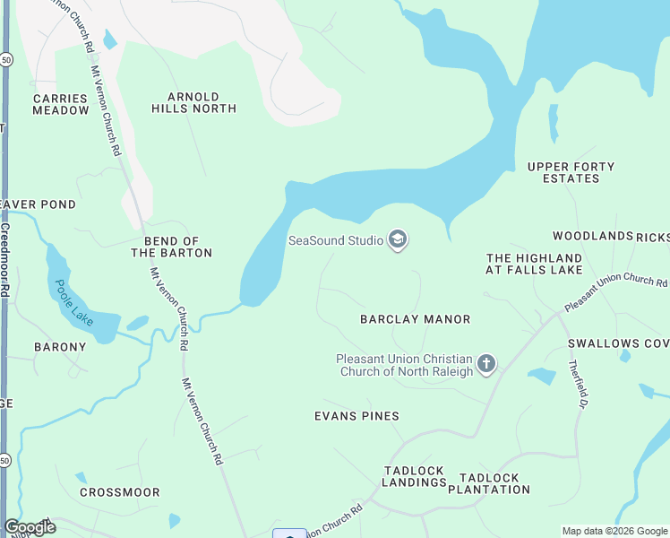 map of restaurants, bars, coffee shops, grocery stores, and more near 1248 Barclay Manor Way in Raleigh