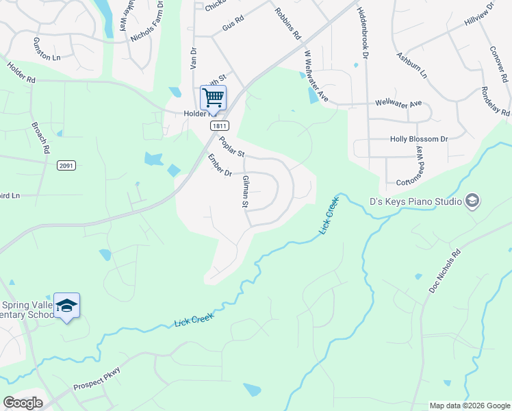 map of restaurants, bars, coffee shops, grocery stores, and more near 2202 Gilman Street in Durham