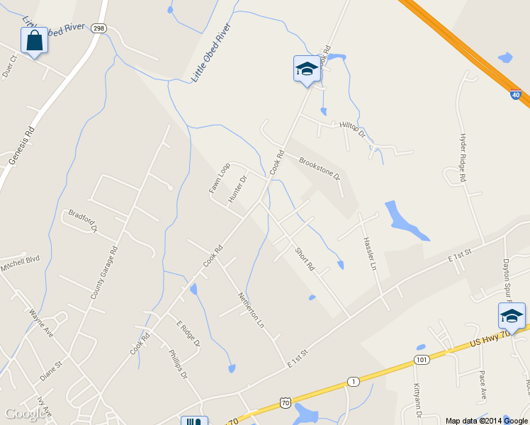 map of restaurants, bars, coffee shops, grocery stores, and more near 485 Short Road in Crossville
