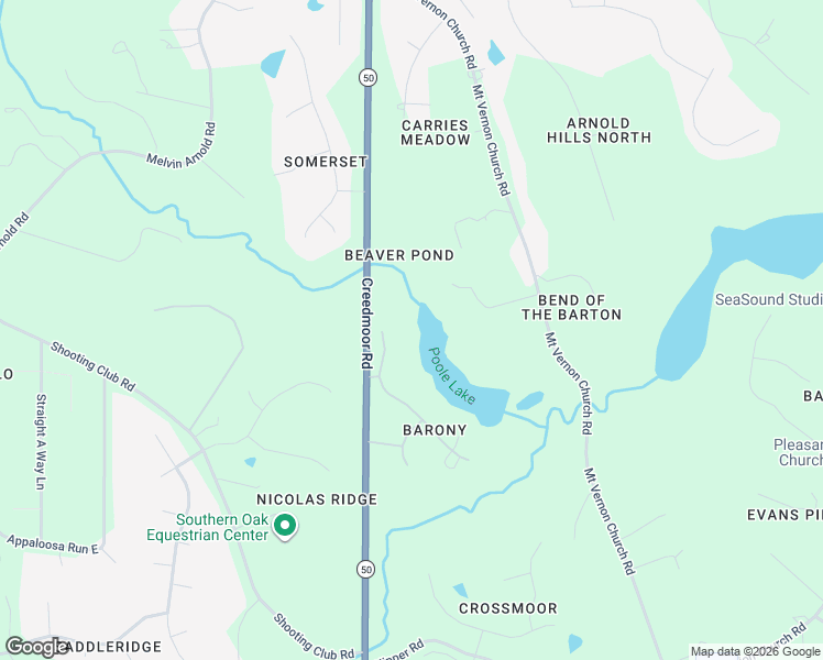 map of restaurants, bars, coffee shops, grocery stores, and more near 1616 Barony Lake Way in Raleigh