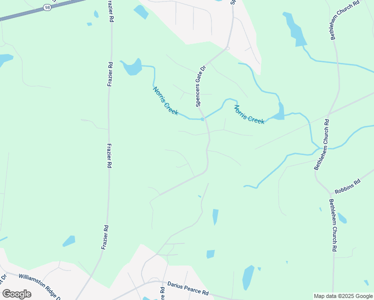 map of restaurants, bars, coffee shops, grocery stores, and more near 60 Cricketwood Lane in Youngsville