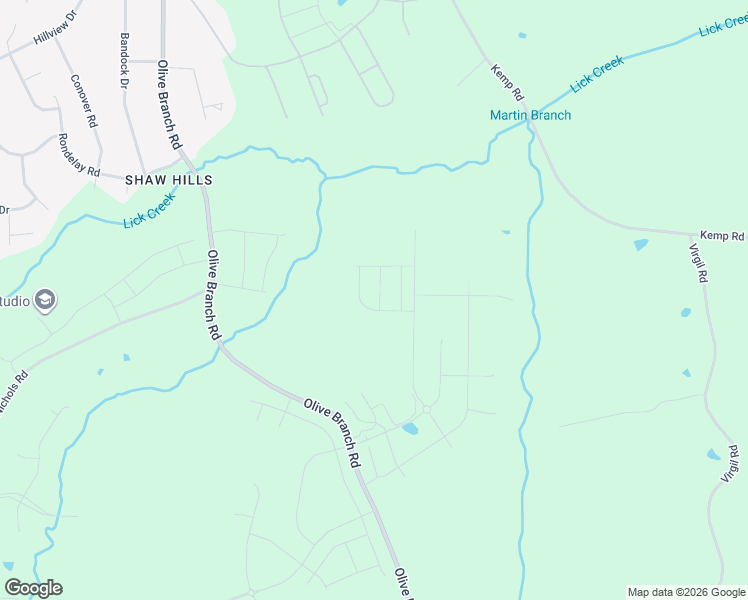 map of restaurants, bars, coffee shops, grocery stores, and more near 1051 Olive Branch Road in Durham