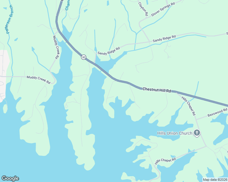 map of restaurants, bars, coffee shops, grocery stores, and more near 2297 Chestnut Hill Road in Dandridge