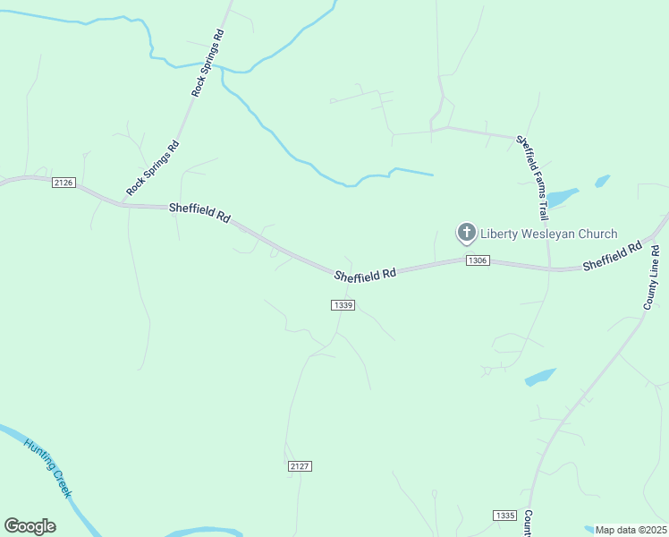 map of restaurants, bars, coffee shops, grocery stores, and more near 2228 Sheffield Road in Harmony