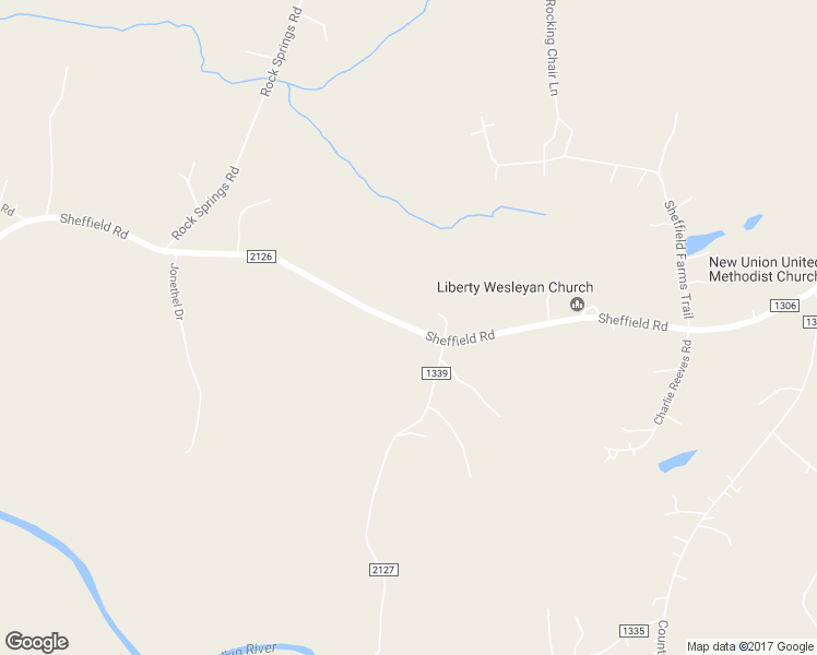 map of restaurants, bars, coffee shops, grocery stores, and more near 2258 Sheffield Road in Harmony