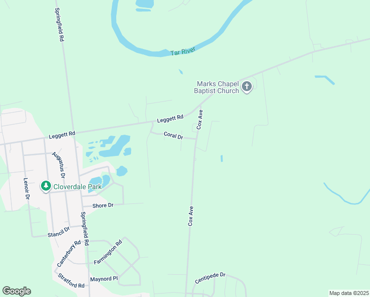 map of restaurants, bars, coffee shops, grocery stores, and more near 1757 Topaz Avenue in Rocky Mount