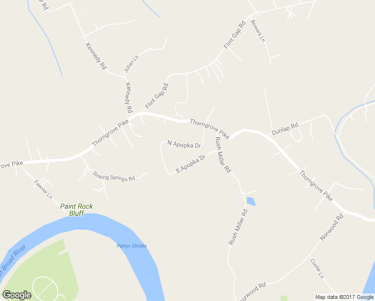 map of restaurants, bars, coffee shops, grocery stores, and more near 6010 North Apopka Drive in Knoxville