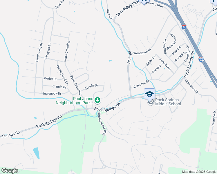 map of restaurants, bars, coffee shops, grocery stores, and more near 2920 Iona Drive in Smyrna