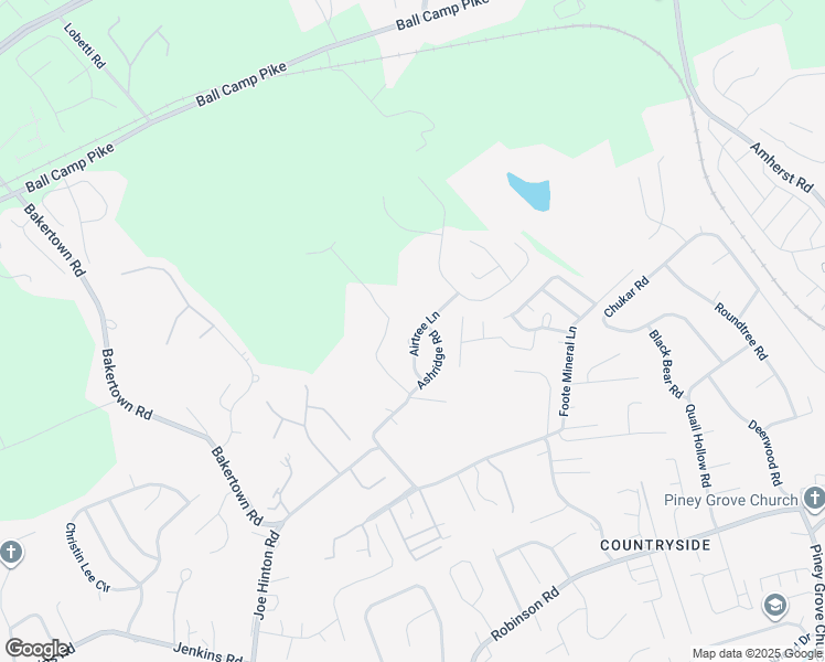 map of restaurants, bars, coffee shops, grocery stores, and more near 6511 Airtree Lane in Knoxville