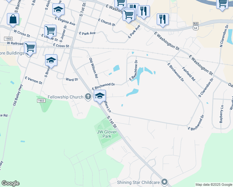map of restaurants, bars, coffee shops, grocery stores, and more near 106 Troon Court in Nashville