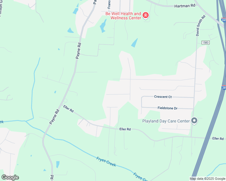 map of restaurants, bars, coffee shops, grocery stores, and more near 217 Meado Lee Lane in Winston-Salem