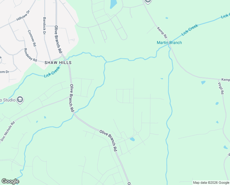 map of restaurants, bars, coffee shops, grocery stores, and more near 1051 Olive Branch Road in Durham