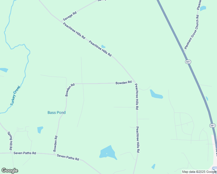 map of restaurants, bars, coffee shops, grocery stores, and more near 2217 Bowden Road in Spring Hope